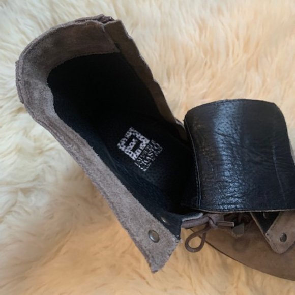 Like New Size 41 Italian Gray Winter Boots - Picture 2 of 11